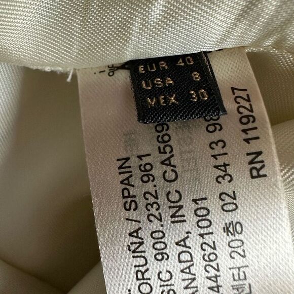 Massimo Dutti size 8 Sleeveless Striped Shift Dress NEW - Picture 7 of 11